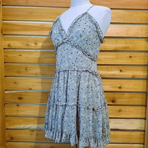 Vine and Valley Juniors Floral Tank Dress Multicolor Size L - Picture 10 of 11